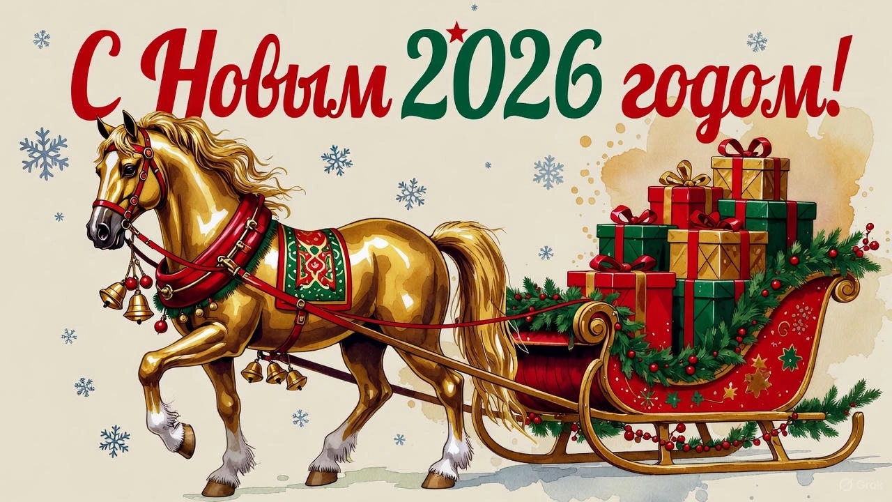 С Новым 2026 годом и Рождеством!